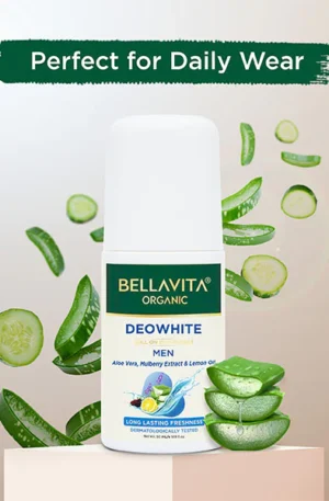 Deo White Natural Roll On Deodorant For Men - 50ml