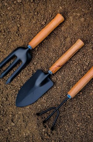 Garden Tools, (Trowel, Hand Cultivator, Garden Fork)